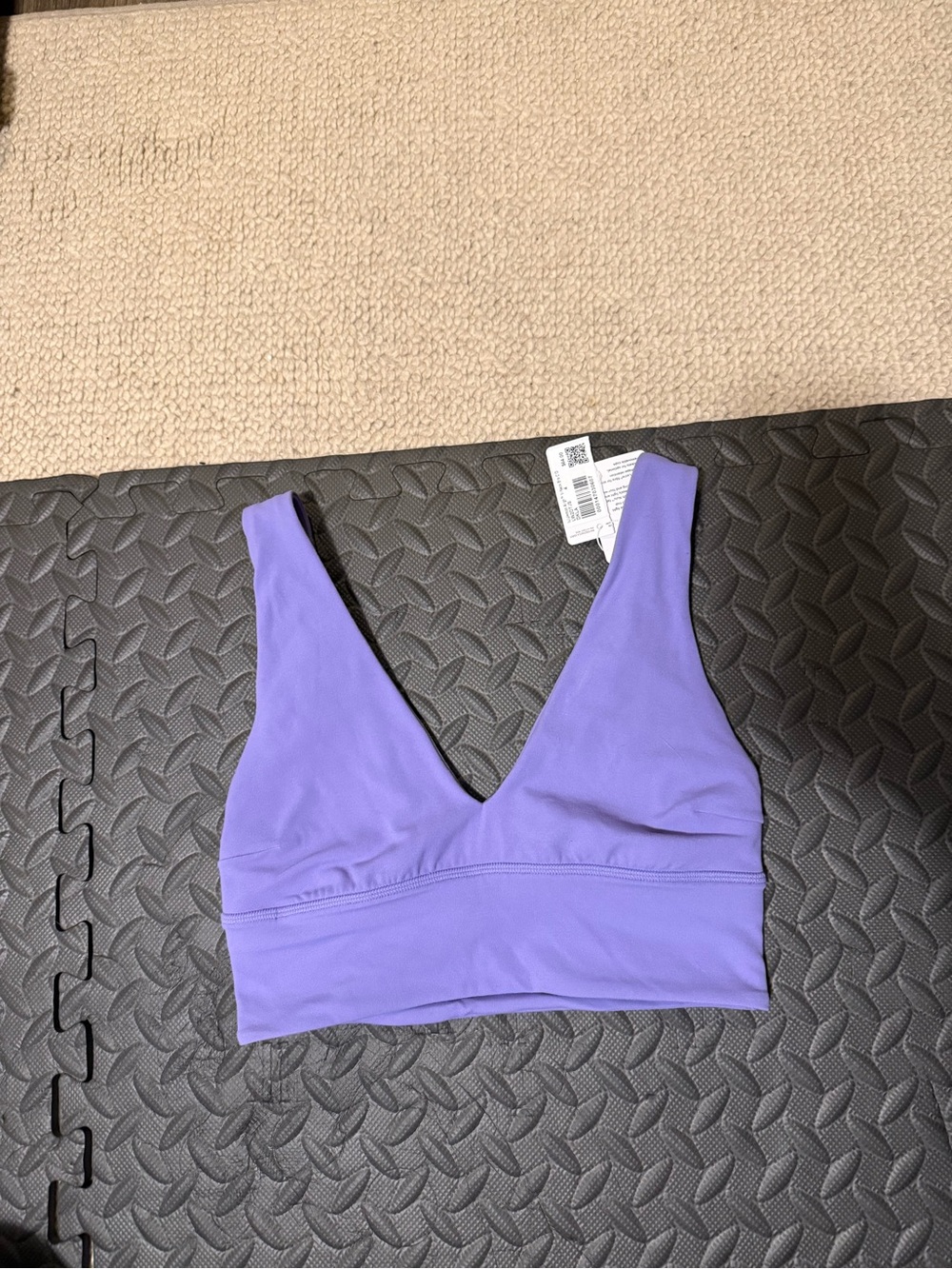 lululemon athletica Purple V-Neck Sports Bra